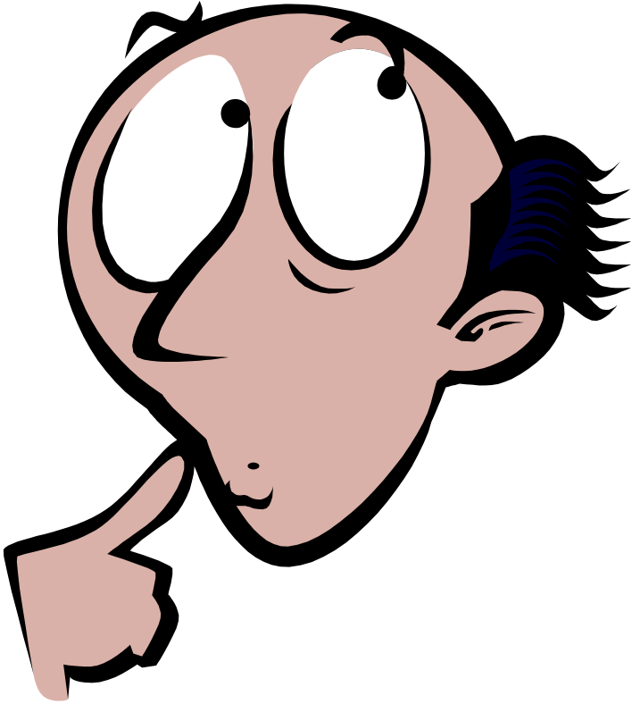 Why Do I Have Tooth-root Sensitivity - Cartoon Person Thinking Hard (708x788)