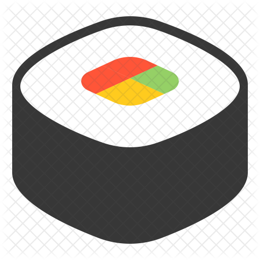 Sushi Roll Icon - Makizushi (512x512)