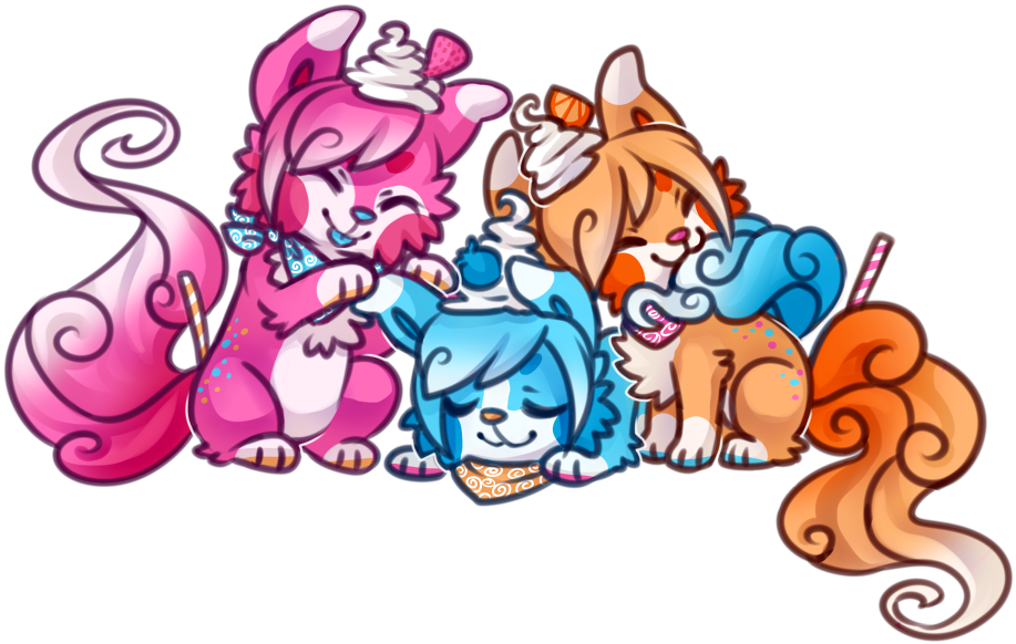Sushi Dog Ych - Cartoon (918x663)