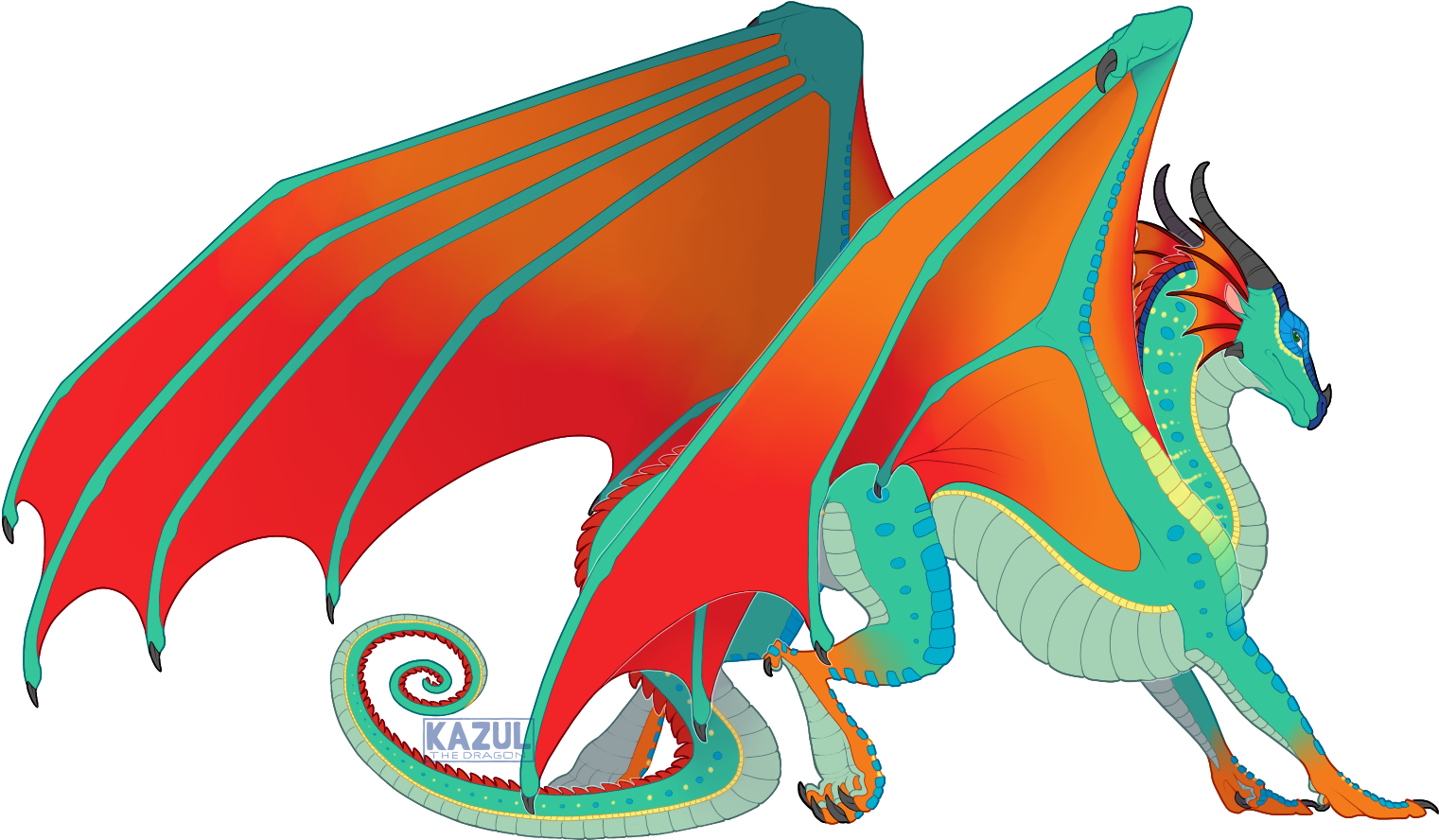 Dragon Wings Of Fire Drawing Pin - Glory Wof (1532x901)