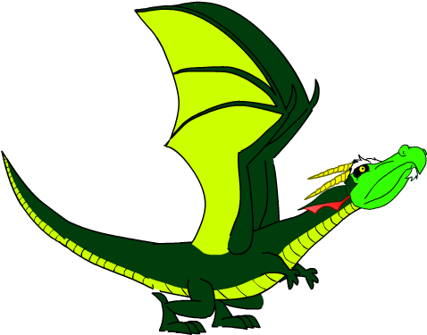 The Dragon Character Has Selectable Actions In The - Illustration (550x400)