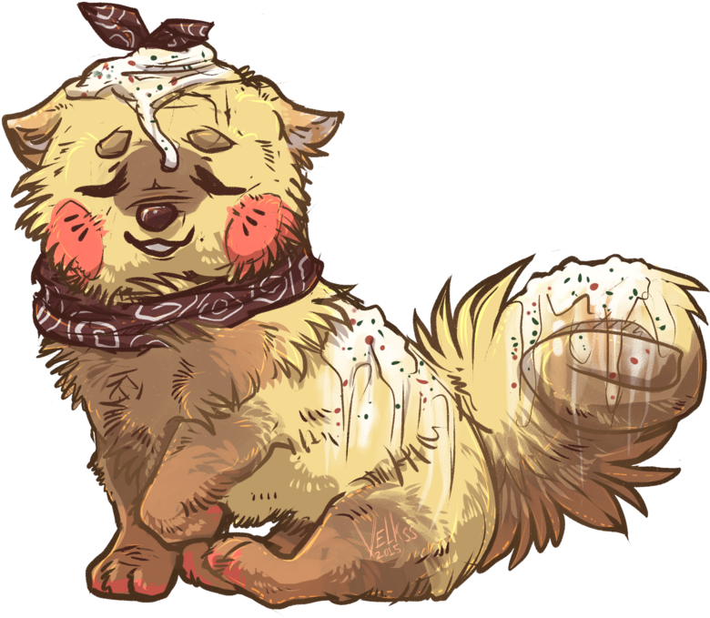 Sushi Dog 2 By Velkss - Sushi Dog (800x687)