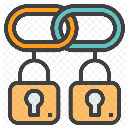 Secure Link Icon - Blockchain (512x512)