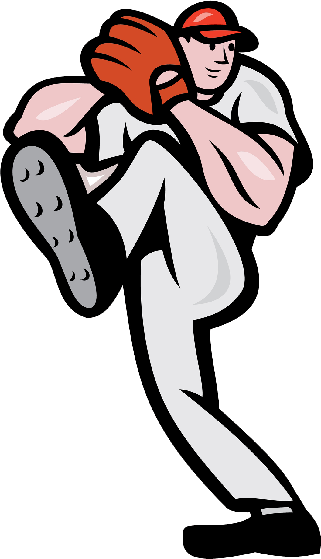 Pitcher Baseball Cartoon Illustration - Baseball Cartoon Transparent Pitcher (1779x1965)