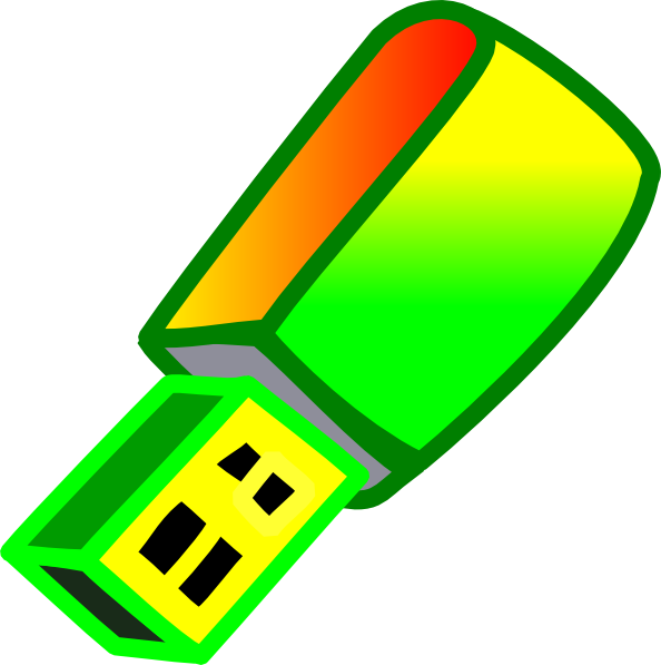Usb Clipart Yellow - Clip Art (800x800)