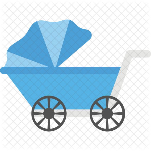 Pram Icon - Clipart Baby Shower Png (512x512)