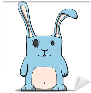 Cute Cartoon Rabbit - Illustration (400x400)
