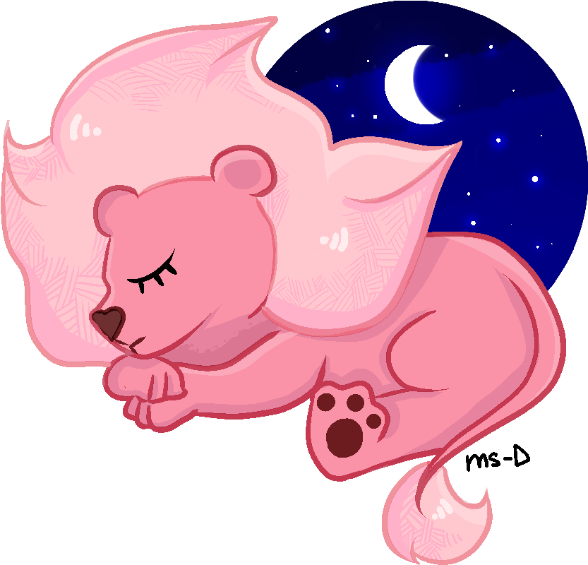 Good Night, Lion By Xheav3n - Cartoon (900x860)