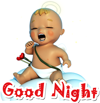 Talking Cupi Hd Messages Sticker-9 - Feelin' Good (408x408)