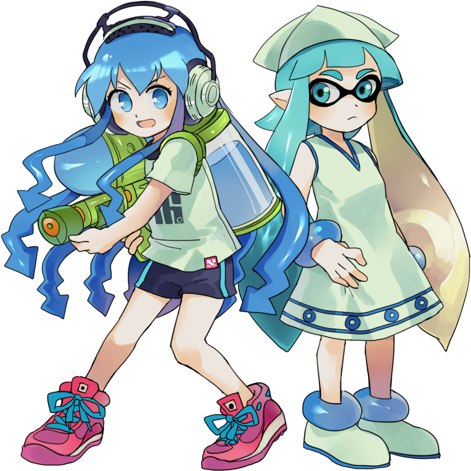 Good Night, Everybody - Squid Girl And Splatoon (1000x964)