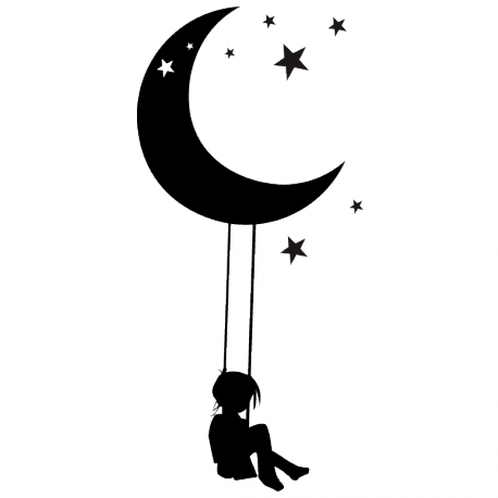 Sticker Bonne Nuit - Sticker (458x458)