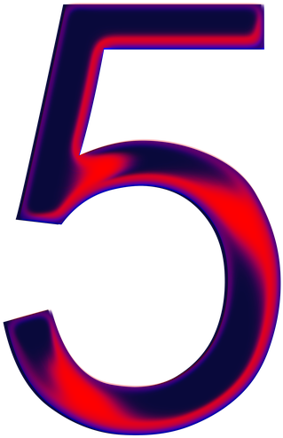 Number 5 People Are Mentally Very Highly Strung - Number 5 In Colour (602x602)