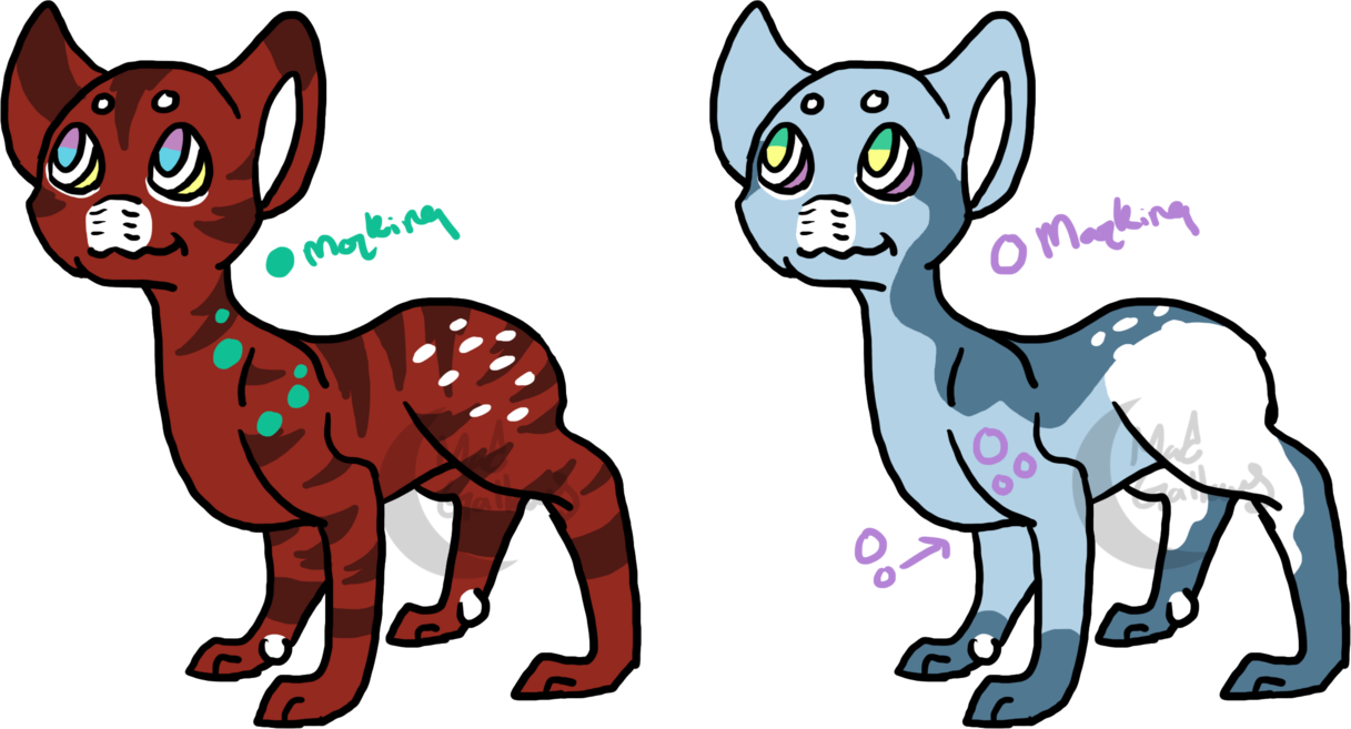 Red X Blue Tiger 'loons By - Cartoon (1217x657)