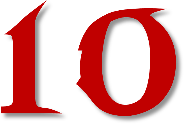 10 Number Transparent Images - Circle (799x462)