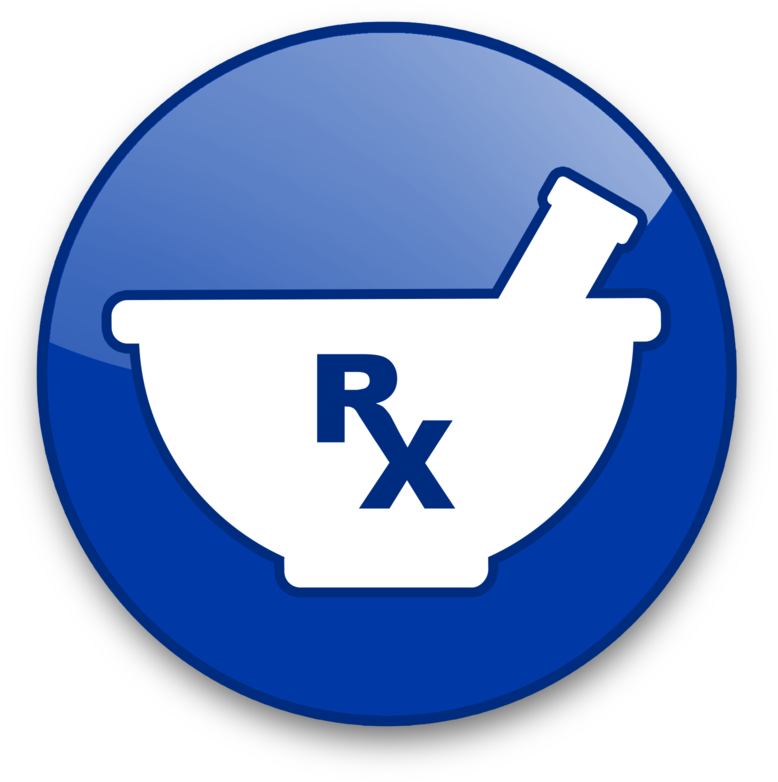 Mortar Rx Symbol 800 Clr - Powerpoint Templates Of Mortar And Pestle (800x800)