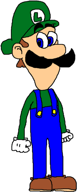 Luigi, The Green Wonder By Mariofan12ify - Cartoon (894x894)