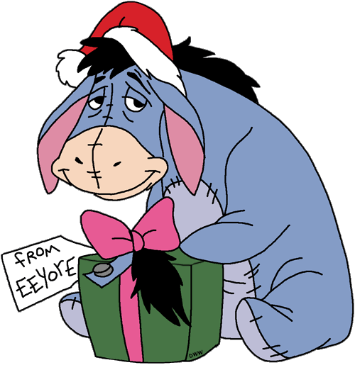 Winnie The Pooh Christmas Eeyore (500x515)