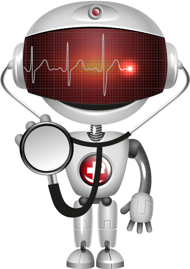 Pin Pc Repair Clipart - Robot Doctor Png (600x600)
