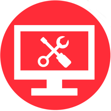 Pc Clipart Small Computer - Computer Repair Icon Png (361x362)