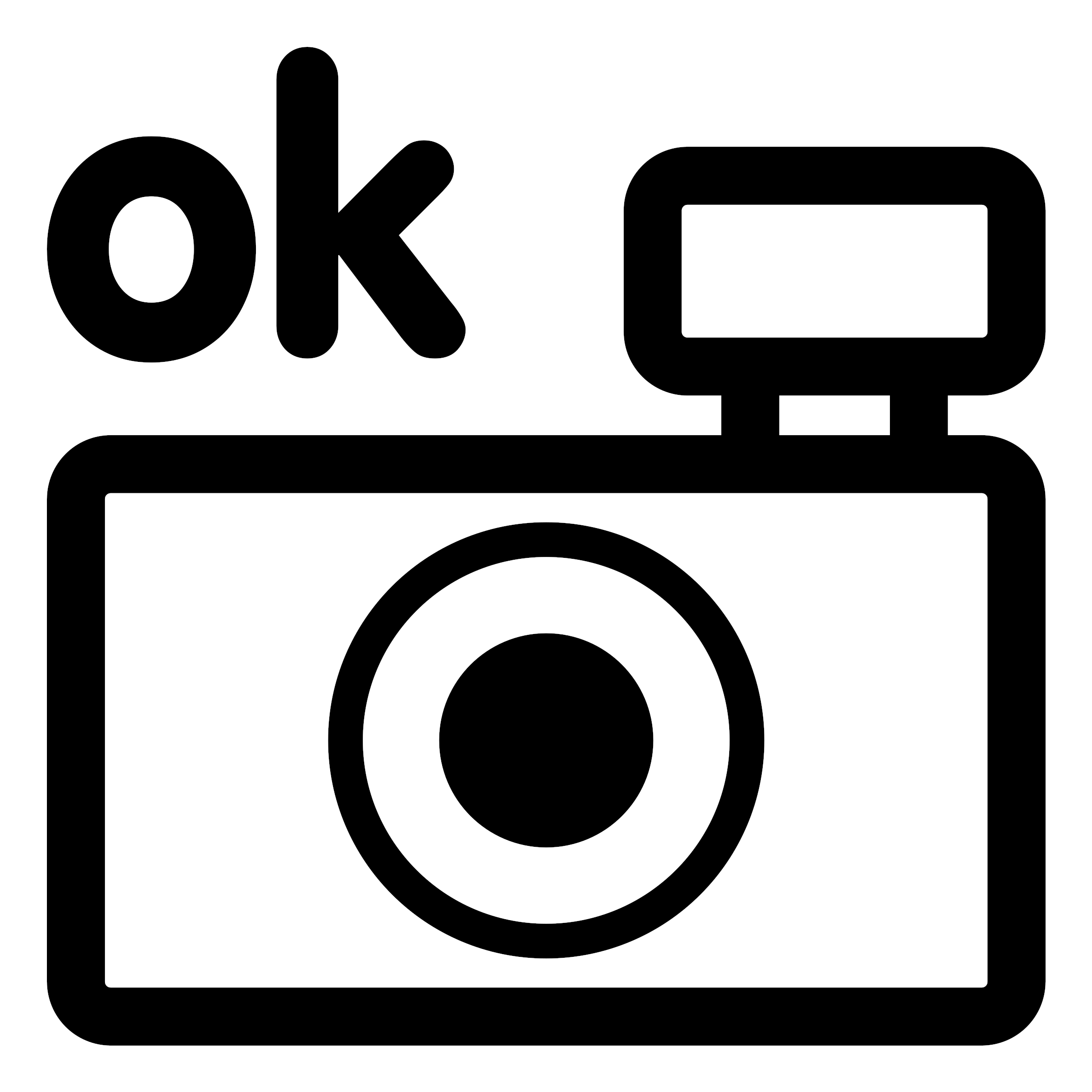 This Free Icons Png Design Of Mono Camera Test - White (2400x2400)