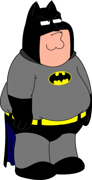Peter Griffin - Batman - Peter Griffin Family Guy (309x600)