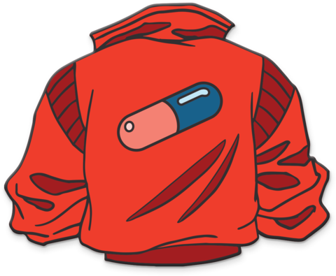 Bean Bag With Pin Picture - Akira Pin (480x395)