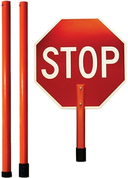 P52a 6' Two-piece Plastic Handle For Stop Paddles - Stop Sign (400x400)