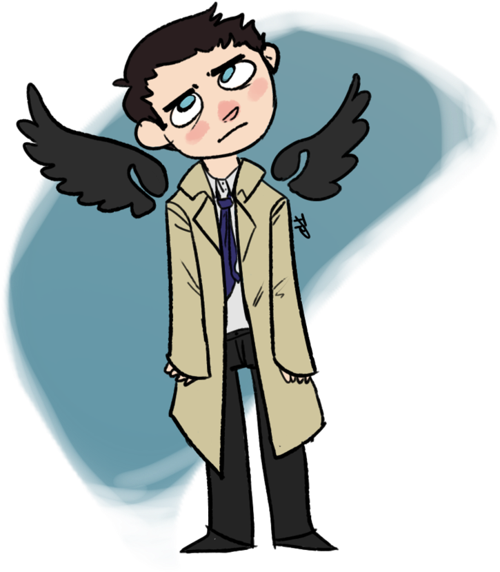 Angel Of The Lord - Cartoon (894x894)