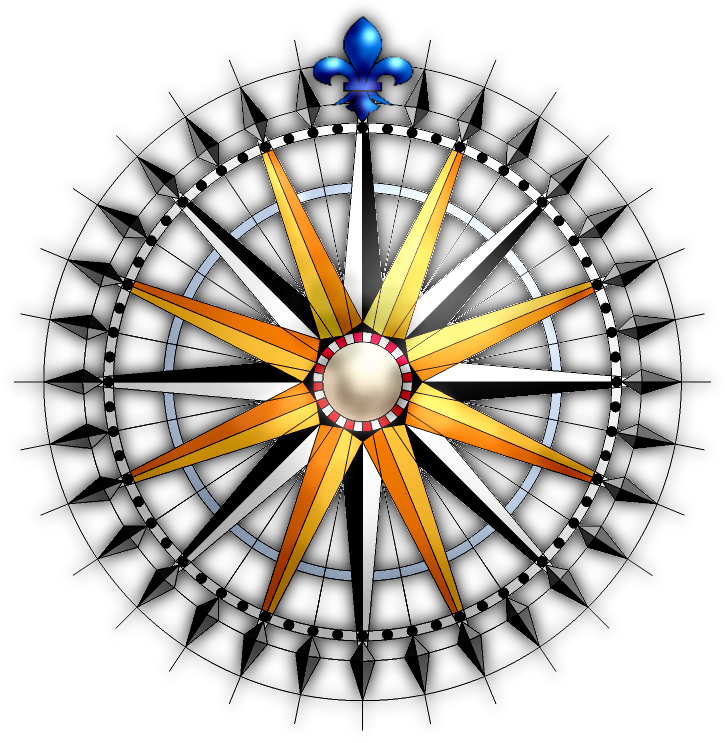 Free Printable Compass Rose - Navajo Nation Social Services Logo (725x743)
