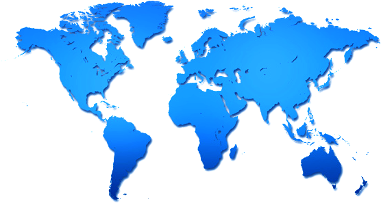 World-map - - World Map 3d Png (575x431)