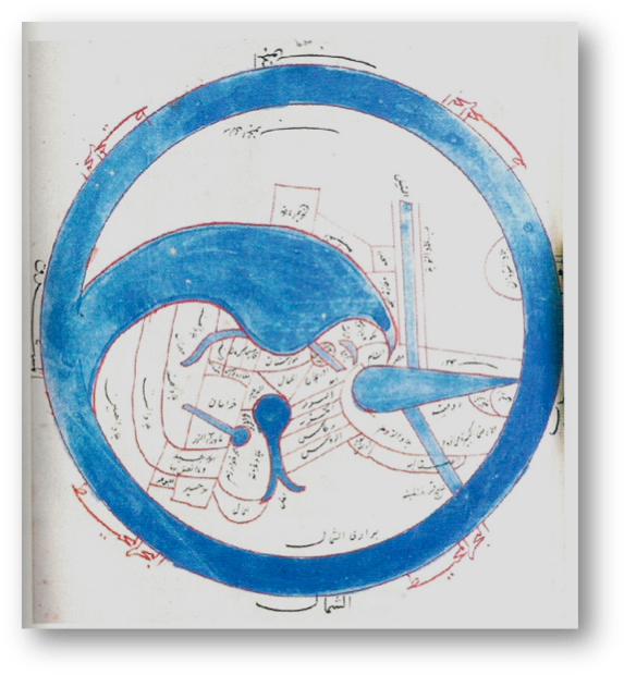 World Map Of Al Istakhri Date - World Map (584x631)