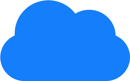 Tag - Onedrive - Cloud Blue Icon Png (512x512)