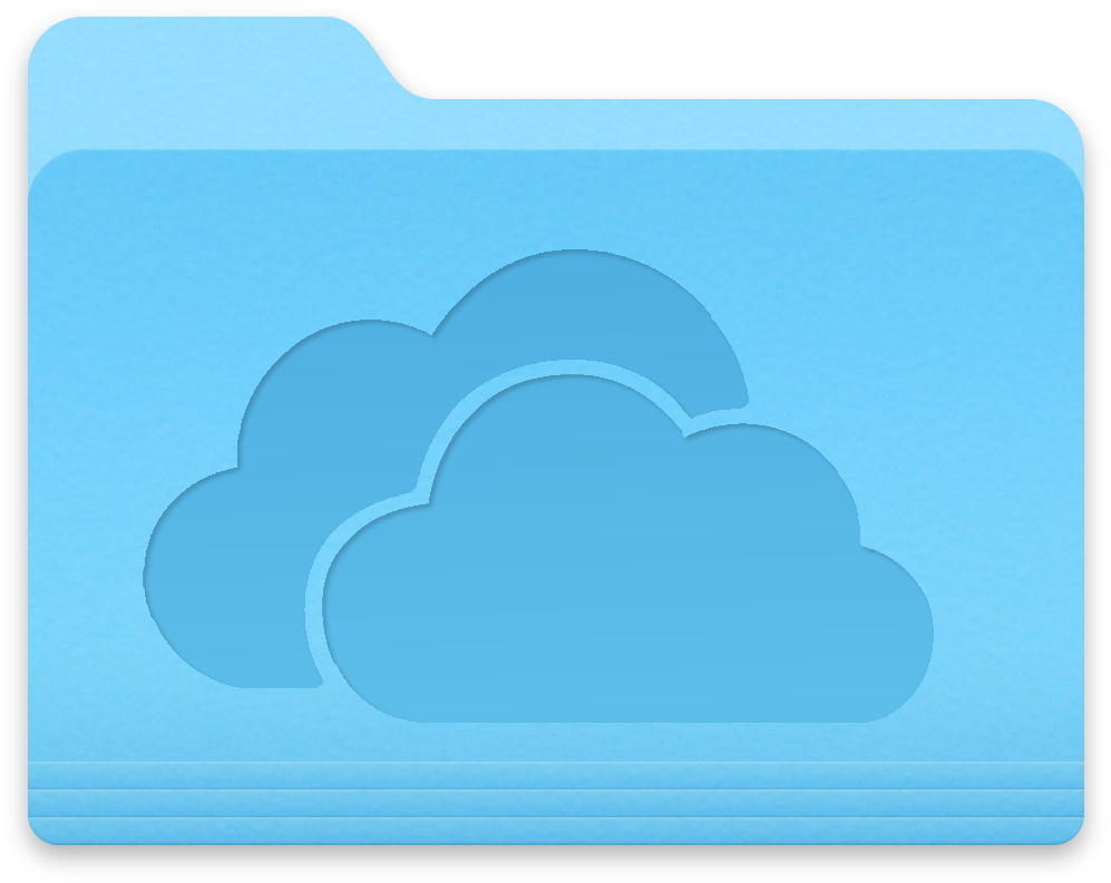 Skydrive For Mac By Kleptonooch - Dropbox Folder Icon Mac (1024x1024)