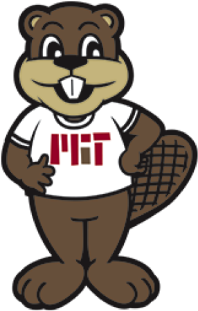 Here - - Tim The Beaver Mascot (348x448)