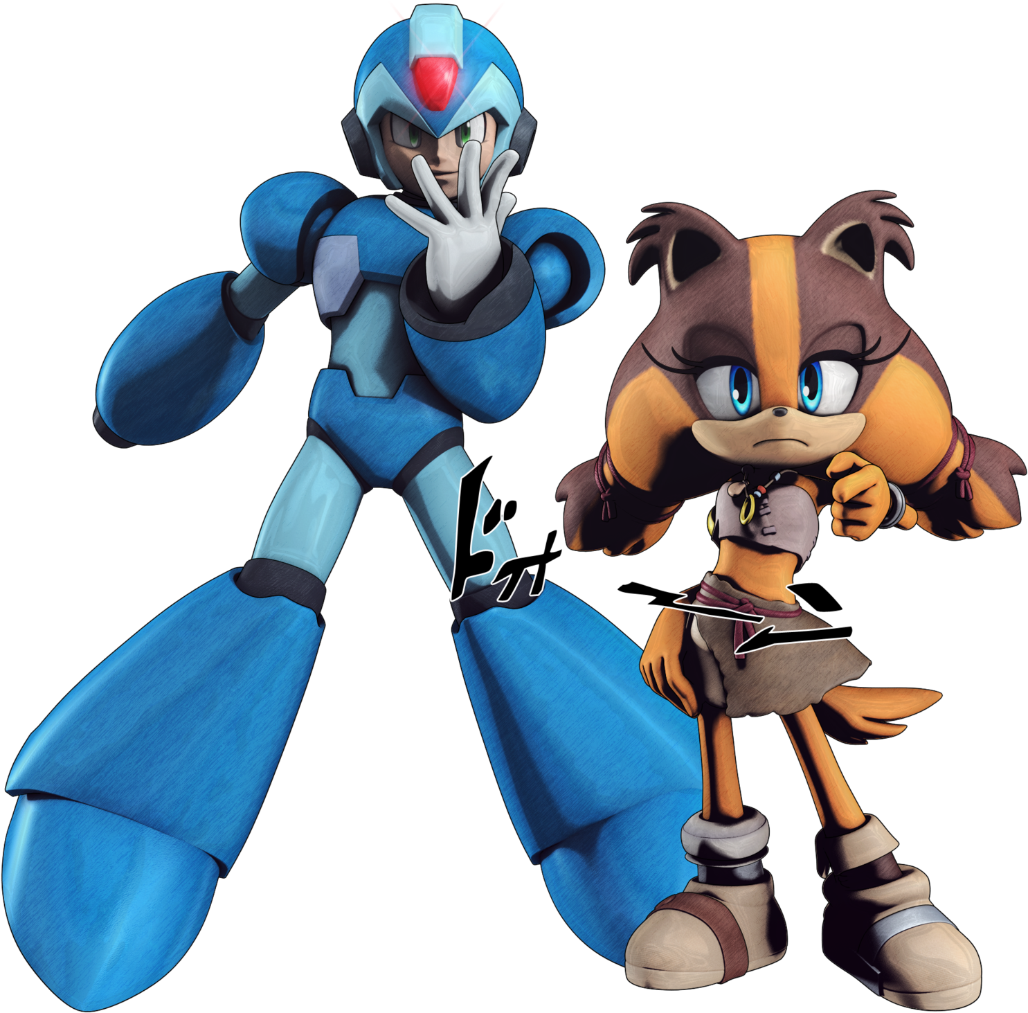 X By Elesis-knight - Mega Man Elesis Knight (1600x1603)