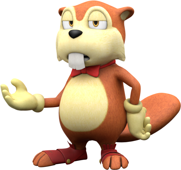 Fastidious Beaver Boom,rise Of Lyric Model By Nibroc-rock - Sonic Boom Beaver (600x600)