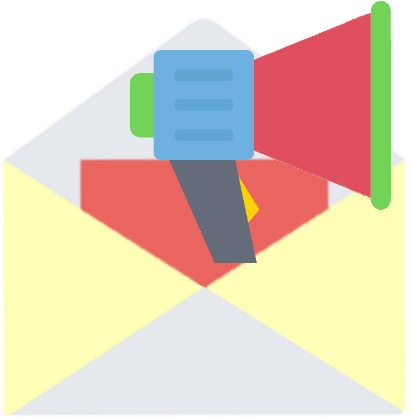 An Image Representing Email Marketing And Containing - Graphic Design (512x512)