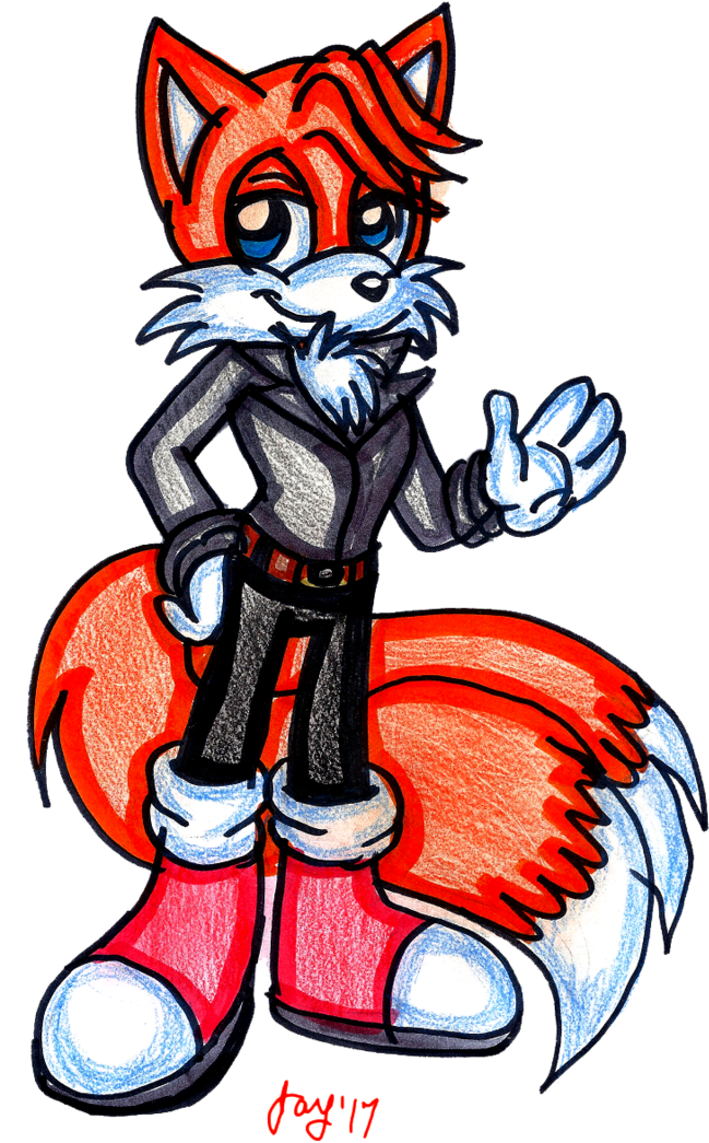 Teen Tails By Jayfoxfire - Cartoon (727x1099)