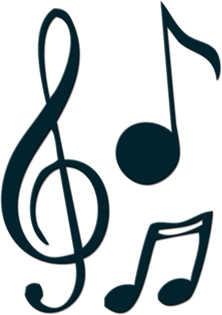Musical Note Clef Clip Art - Note De Musique Dessin (800x1200)