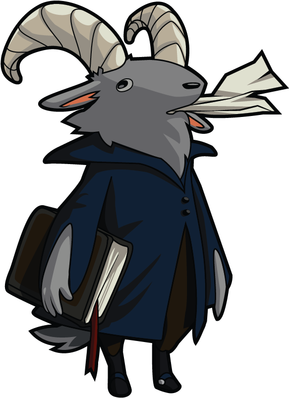 Goatician - Shovel Knight Official Art (620x903)