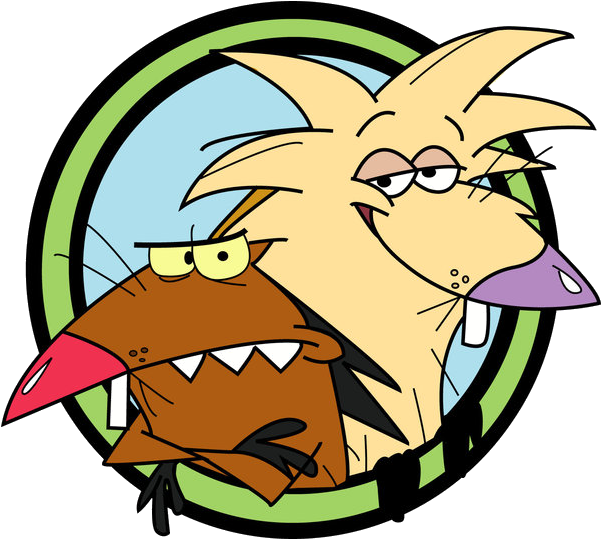 Angry Beavers Circle Logo With Transparency - Angry Beavers (602x540)