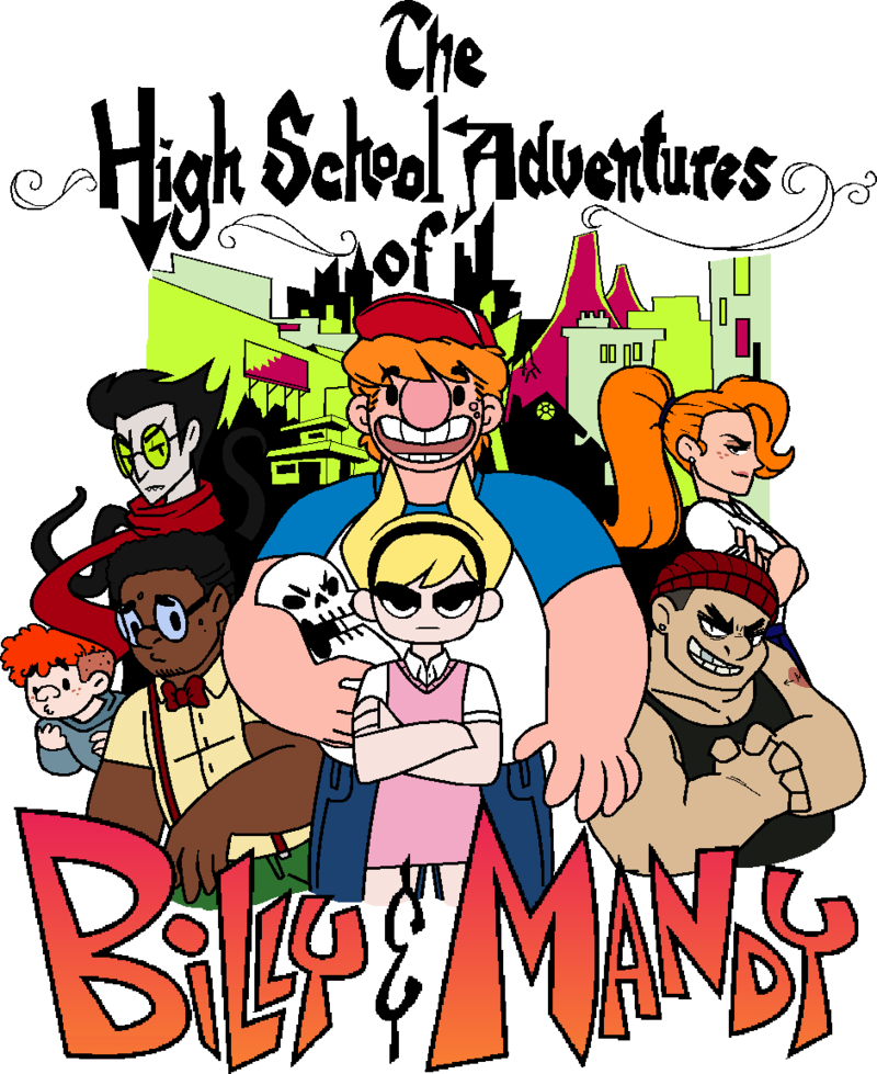 Grim Teens By Sallychan - Grim Adventures Of Billy And Mandy Cast (800x979)