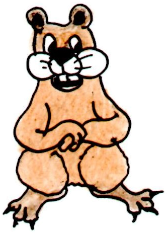 Betsy Beaver Lives In A Little Lodge Next To The Stream - Cartoon (668x668)