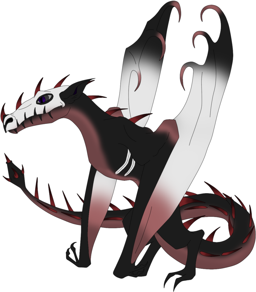 Dwarf Wyvern Taken By Demon Wolf Kelthuzar - Illustration (900x1005)