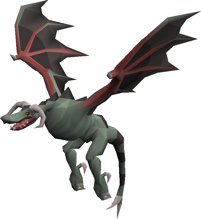 Wyvern Tasks Are Now Blockable At A Cost Of 500 Slayer - Osrs Fossil Island Wyvern (672x733)