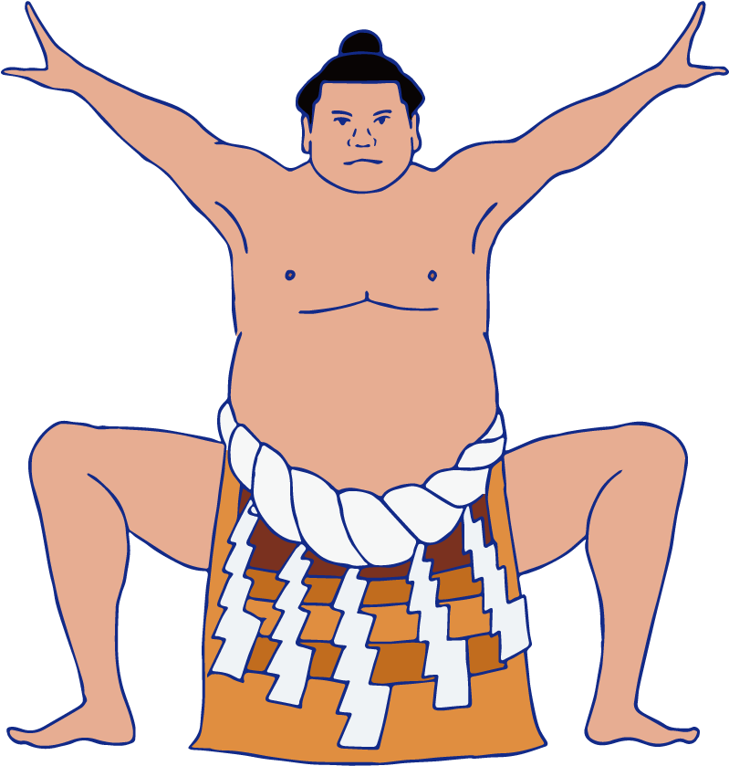 Sumo Wrestler - Cartoon (842x842)