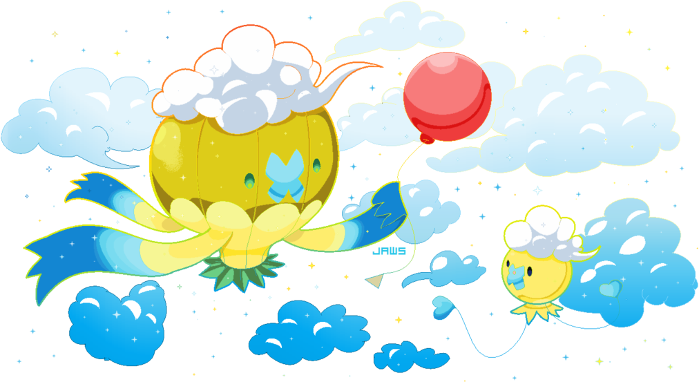 Shiny Drifloon Drifblim By Willow-pendragon - Shiny Drifloon Drifblim By Willow-pendragon (1024x585)