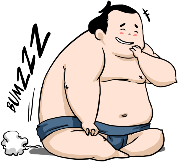 Ringo The Sumo Wrestler Stickers Messages Sticker-9 - Rikishi (618x618)