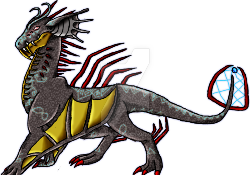 Wyvern By Chaoticumbreon - Illustration (800x562)