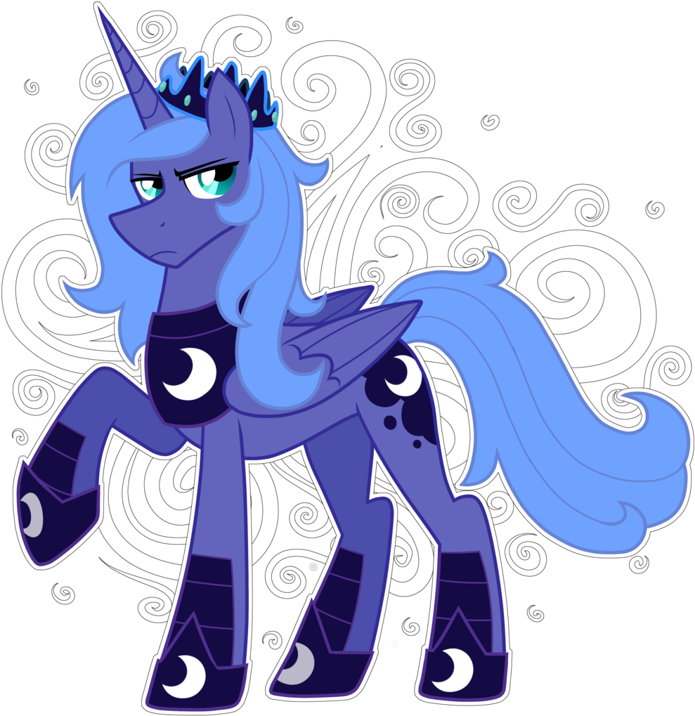 Luna By Wingedwolf94 Rule 63 Princess Luna By Wingedwolf94 - Cartoon (1024x1024)